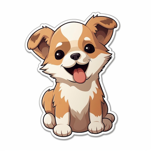 cute dog sticker