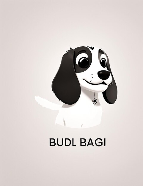 Cute dog in studio cheerful cute dog on white background Generated by AI