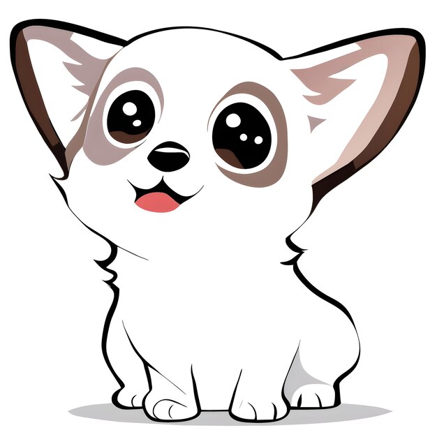 Cute dog vector