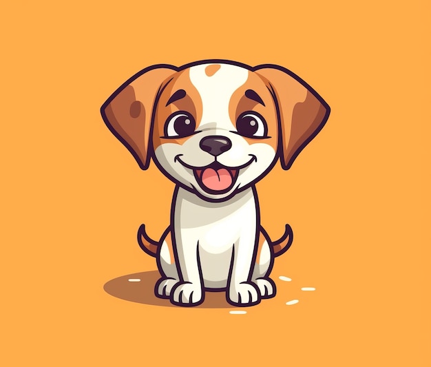 Cute dog with a big smile on his face.