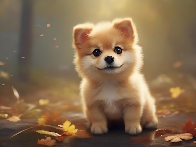 A cute dog