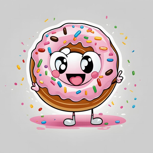 Photo cute donut