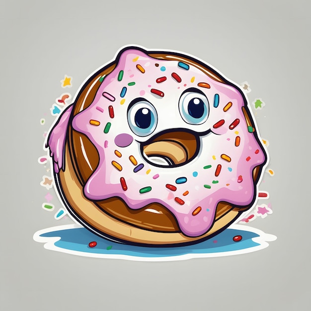 Photo cute donut