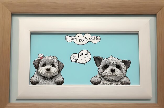 Photo cute doodle frame