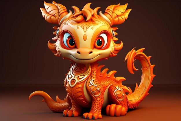 Cute dragon Chinese