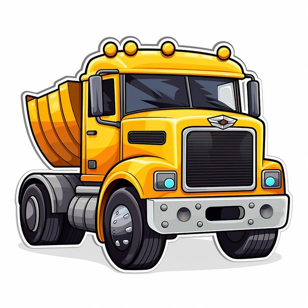 Photo cute dump truck