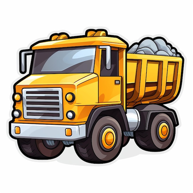 Photo cute dump truck