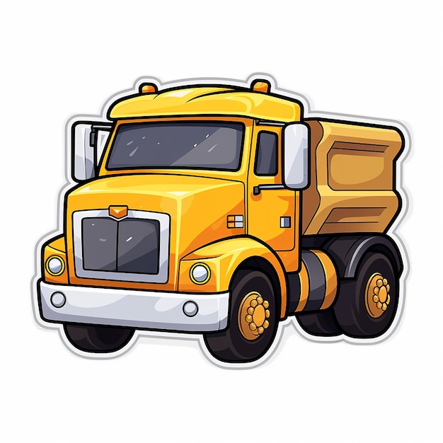 Photo cute dump truck