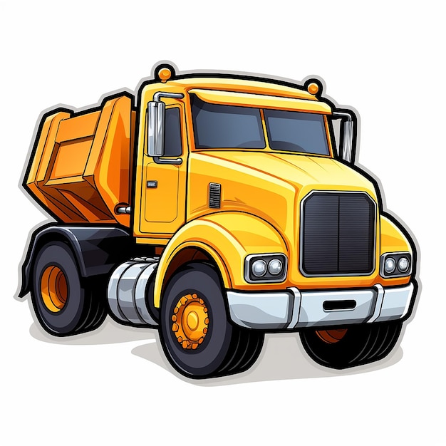 Photo cute dump truck