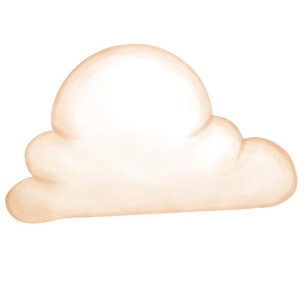 Cute earth tone cloud