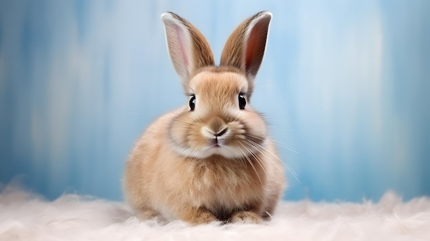 Cute Easter bunny rabbit