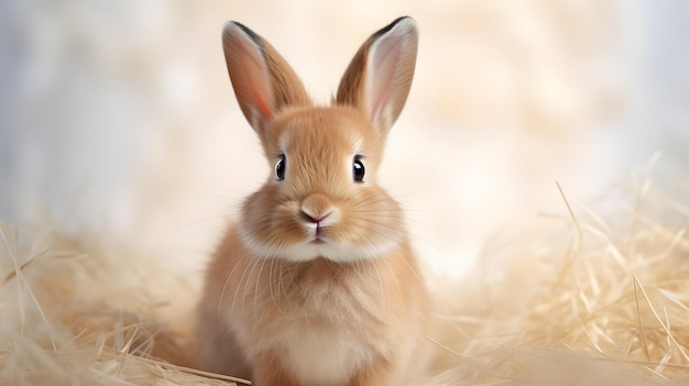 귀여운 부활절 토끼 토끼