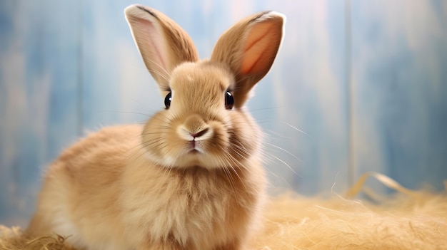 Cute Easter bunny rabbit