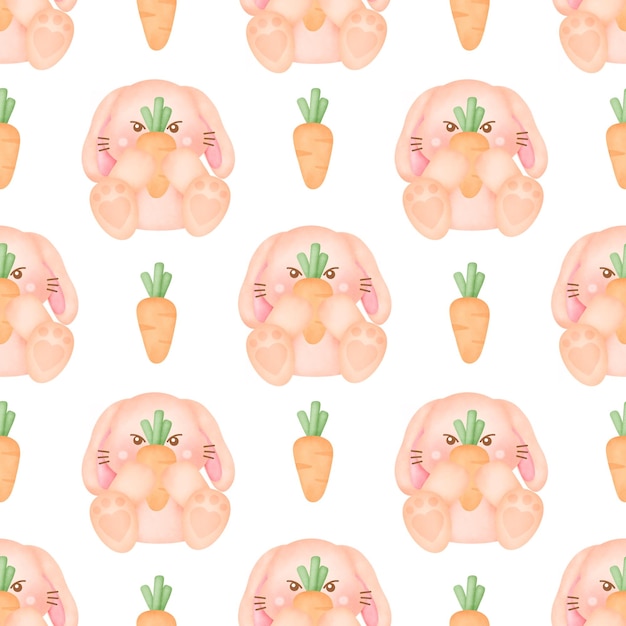 Cute Easter day  seamless pattern