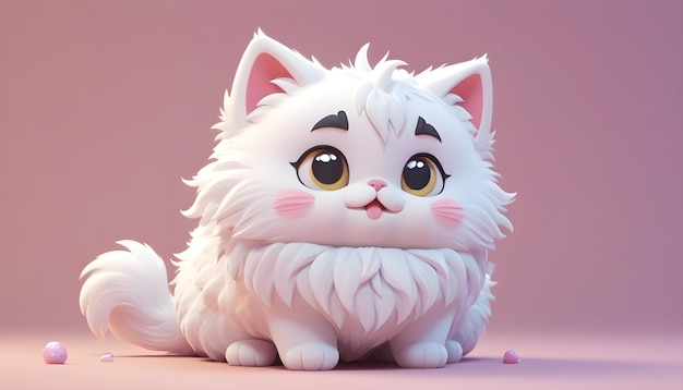 Cute fantasy cat