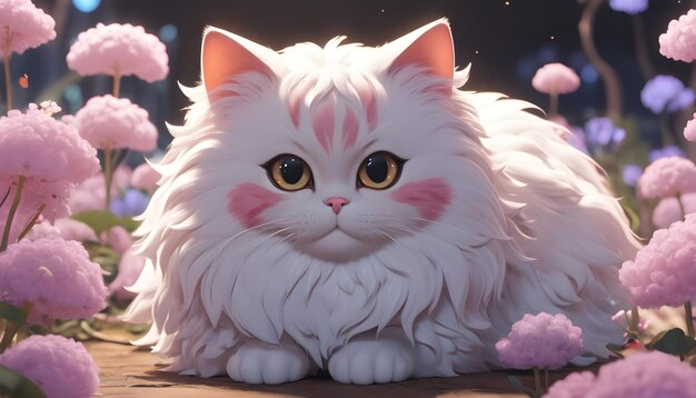 Cute fantasy cat