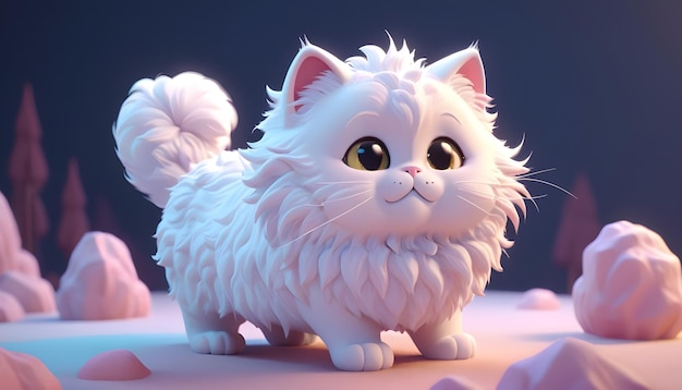 Cute fantasy cat