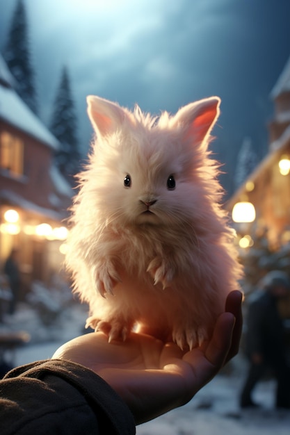 cute fantasy pet HD 8K wallpaper Stock Photographic Image