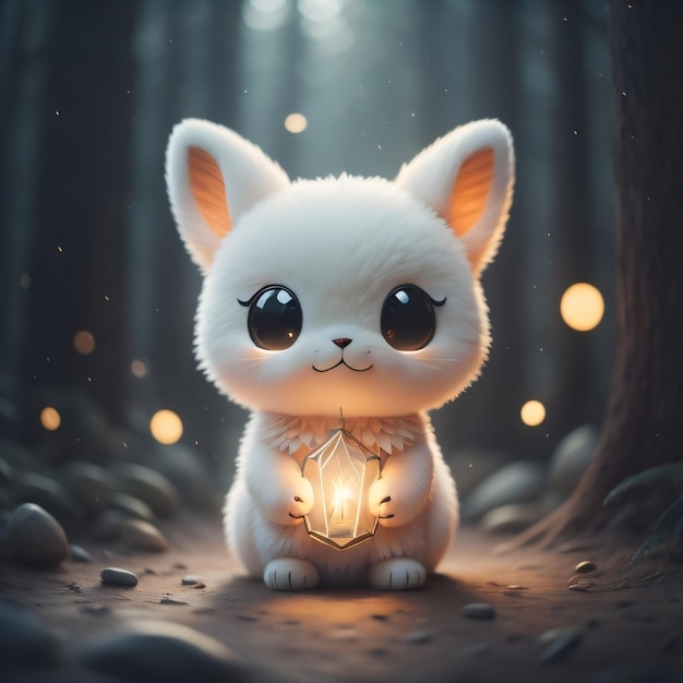 Cute Fantasy Pet With Lights