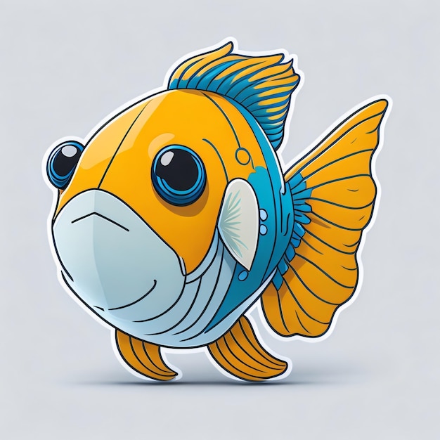 Cute Fish Sticker 3