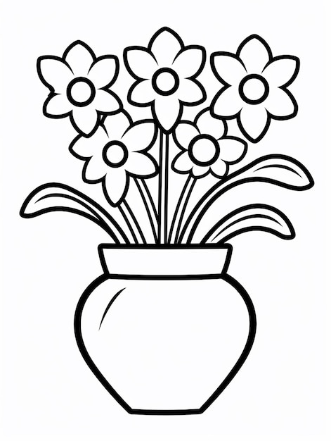 extremeartist How To Draw A Flower Vase Drawing Easy Step By Step For Kids  | Flower Vase Simple Hd - You… | Flower vase drawing, Easy drawings, Drawing  competition