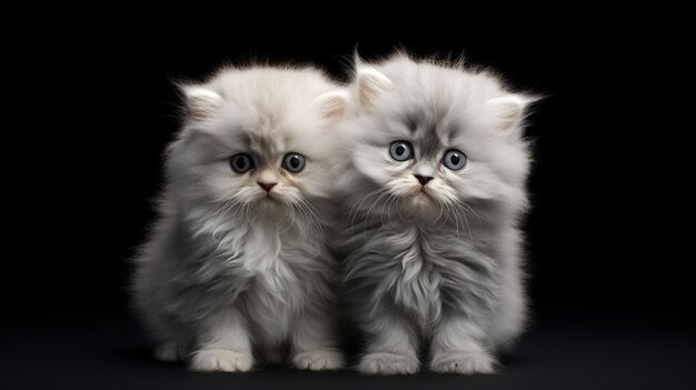 Cute fluffy cats wallpaper with cats love pets