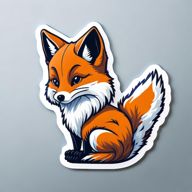 Cute Fox Sticker 2