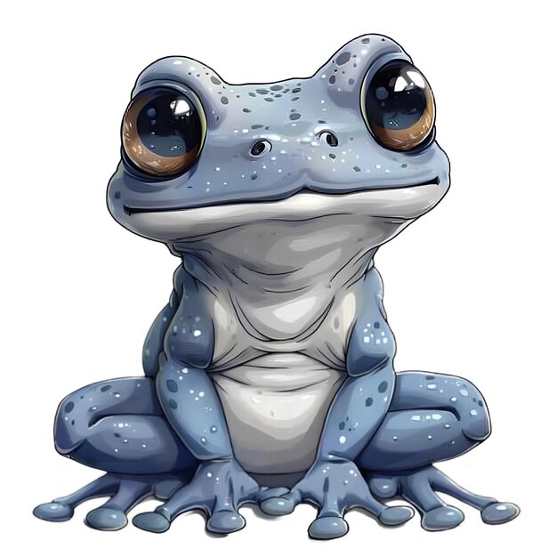 Photo cute frog clipart