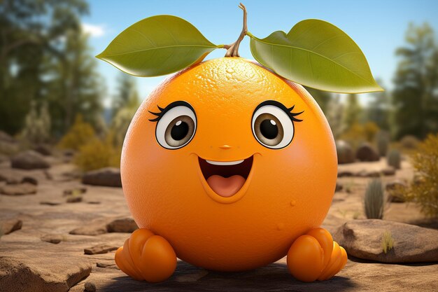 Cute Fruit Character