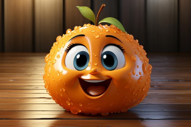 Cute Fruit Character