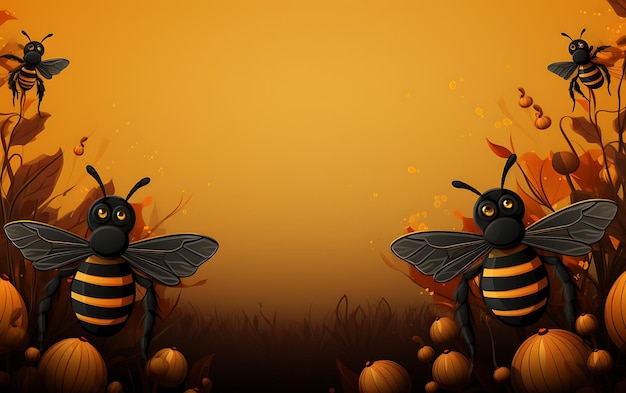 Cute and funny Halloween costume Halloween animal background with copy space