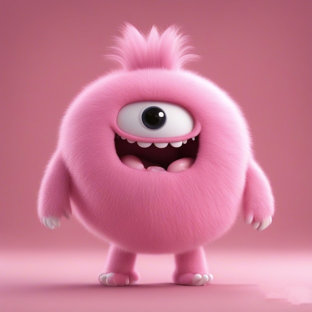 cute funny monster