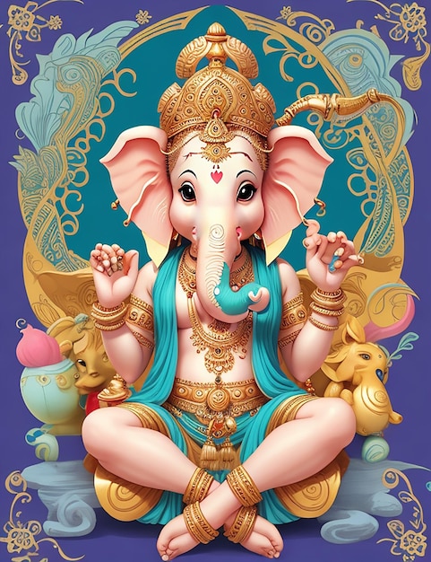 Photo cute ganesha