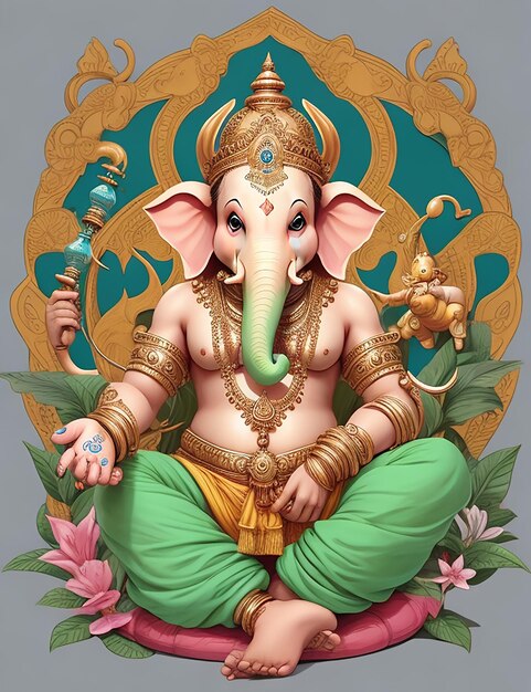 Photo cute ganesha