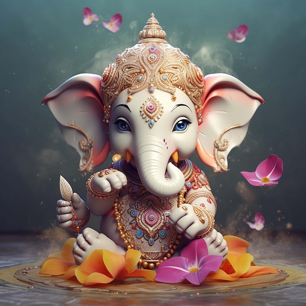 Cute ganesha