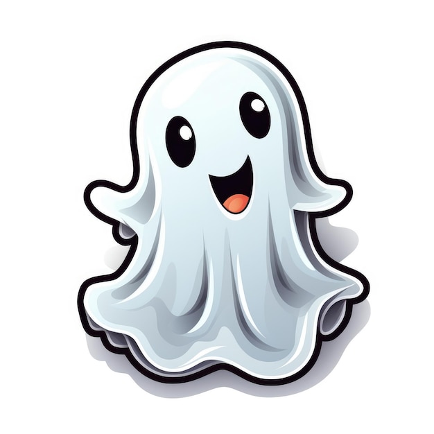 Cute ghost sticker