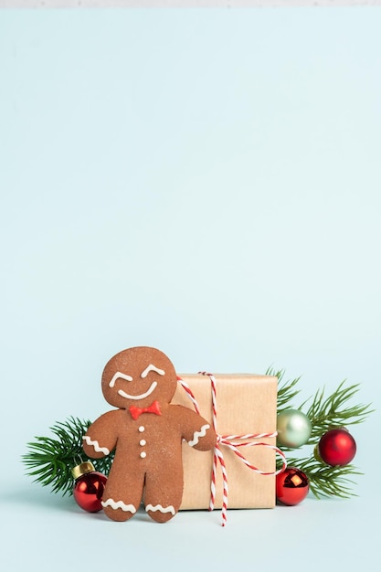 Cute gingerbread man