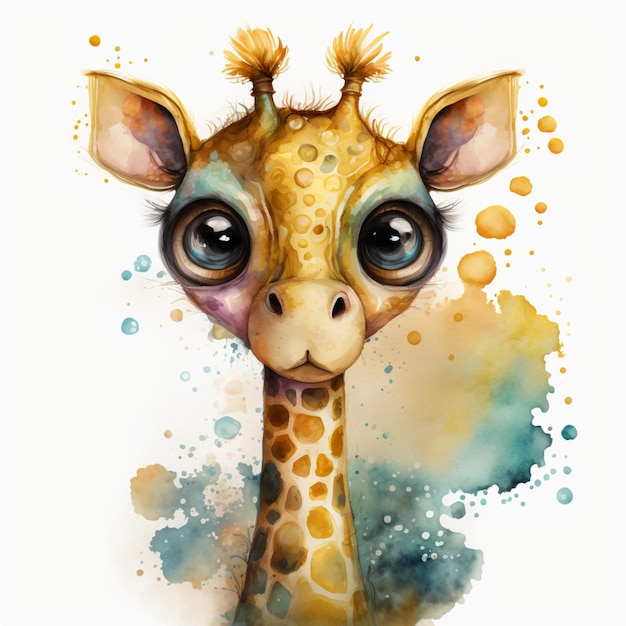 Cute Giraffe Chibi 4