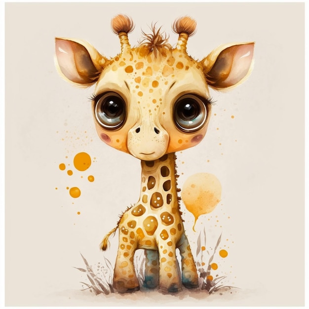 Cute Giraffe Chibi 7