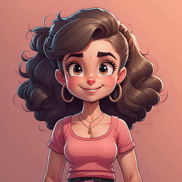 cute girl cartoon girl cartoon