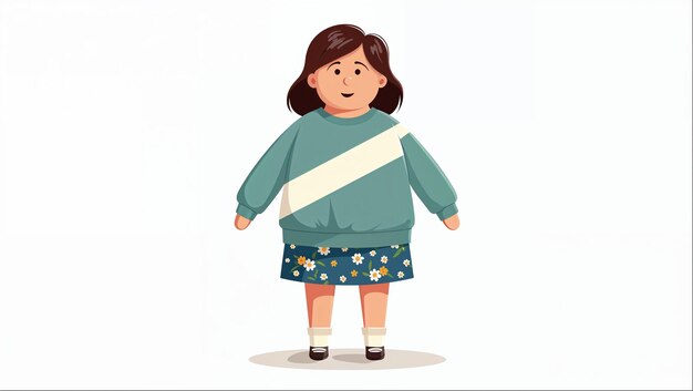 Иллюстрация к мультфильму " Милая девушка "
