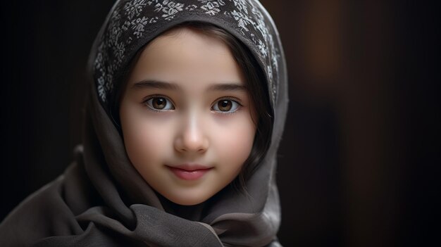cute girl wearing hijaab