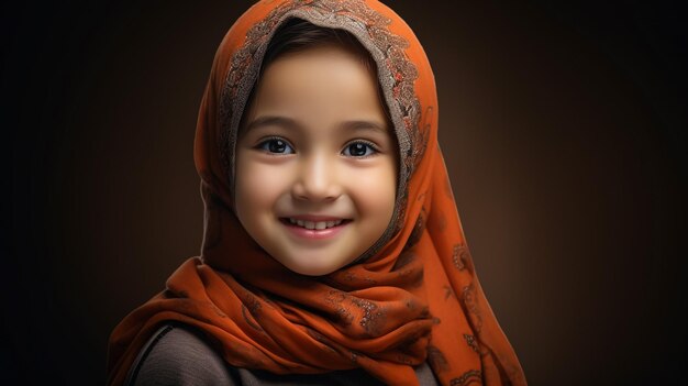 cute girl wearing hijaab