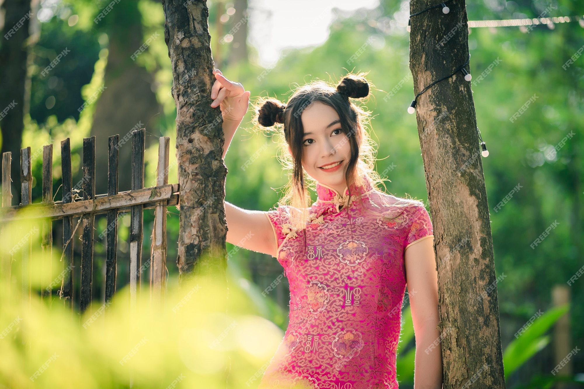 Premium Photo | Cute girl with cheongsam traditional chinese dress Premium Photo | Cute girl with cheongsam traditional chinese dress