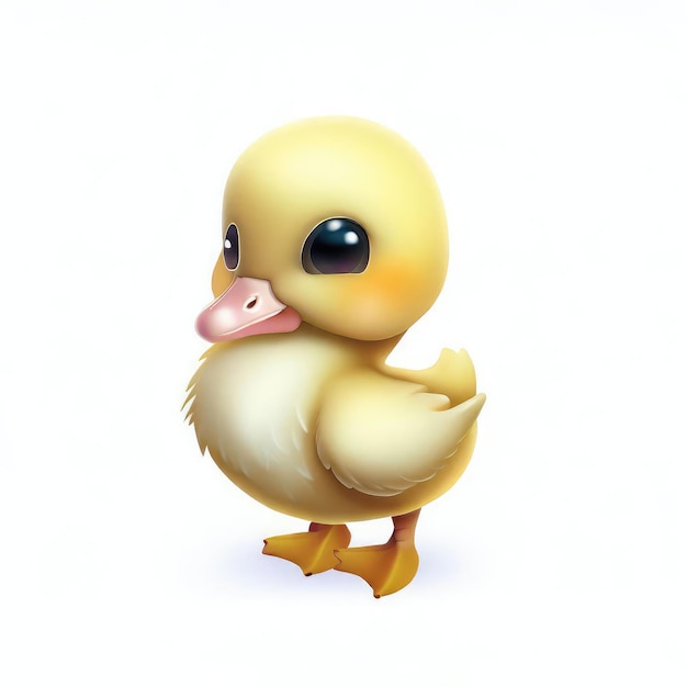 Cute Goose 3d character