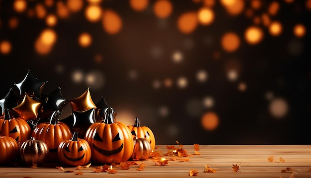 Cute Halloween Background for Banner