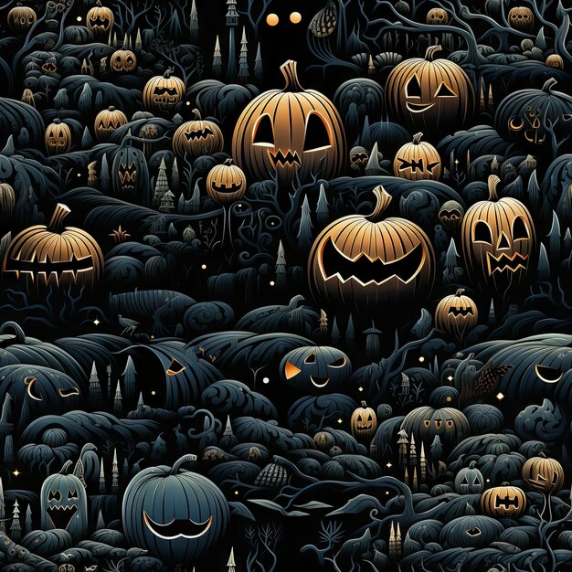 Cute Halloween design pattern