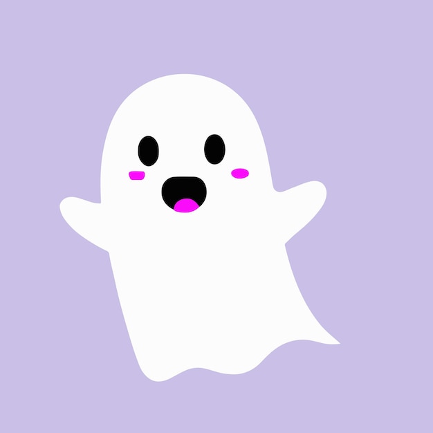 Cute halloween ghost illustration halloween ghost