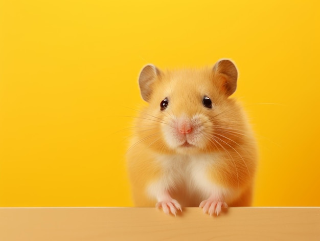 Cute hamster solo portrait