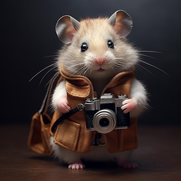 Photo a cute hamster